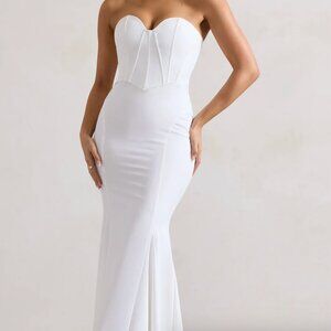 Club L London Formal White Dress